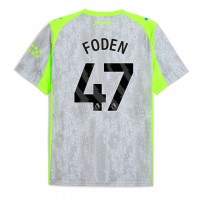 Stroje piłkarskie Manchester City Phil Foden #47 Koszulka Trzeciej 2025-26 Krótki Rękaw